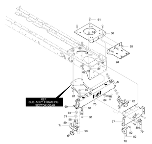 Part Location Diagram of 690211 Briggs and Stratton Axle Assembly